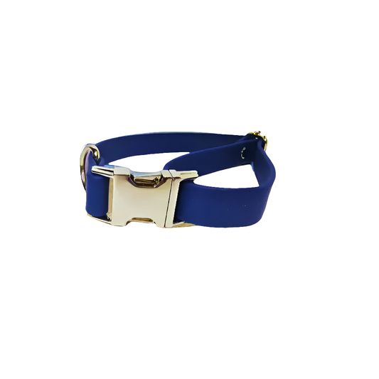 Sea Blue waterproof adjustable dog collar