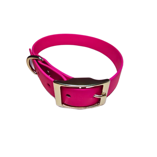 BioThane® Waterproof Collar - Rose - Dog Collar