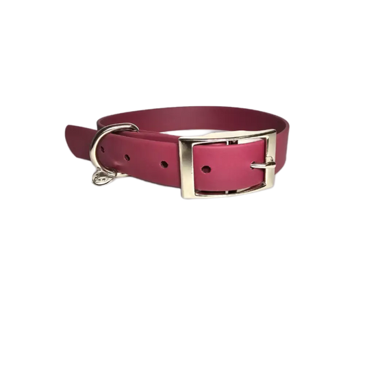 BioThane® Waterproof Collar - Wine - Dog Collar